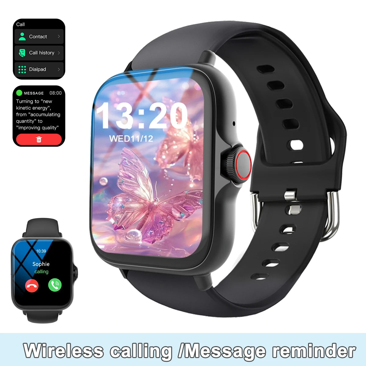 Smart Watch with Multi-Sport Modes – Fitness Tracker for Men & Women
