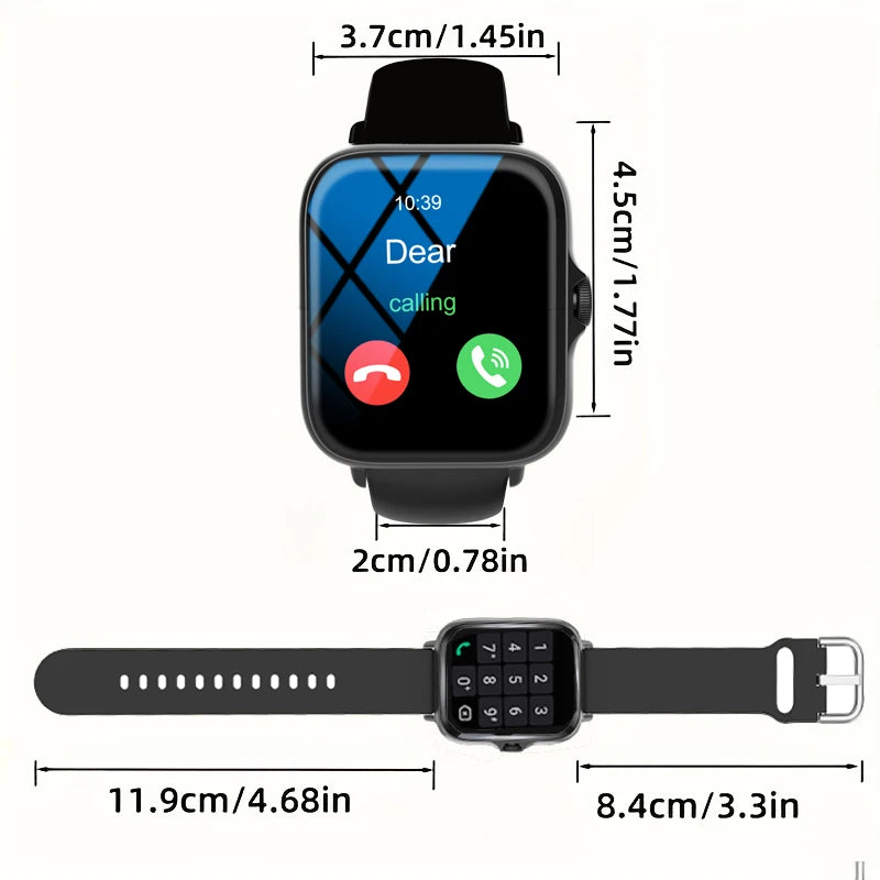 Smart Watch with Multi-Sport Modes – Fitness Tracker for Men & Women