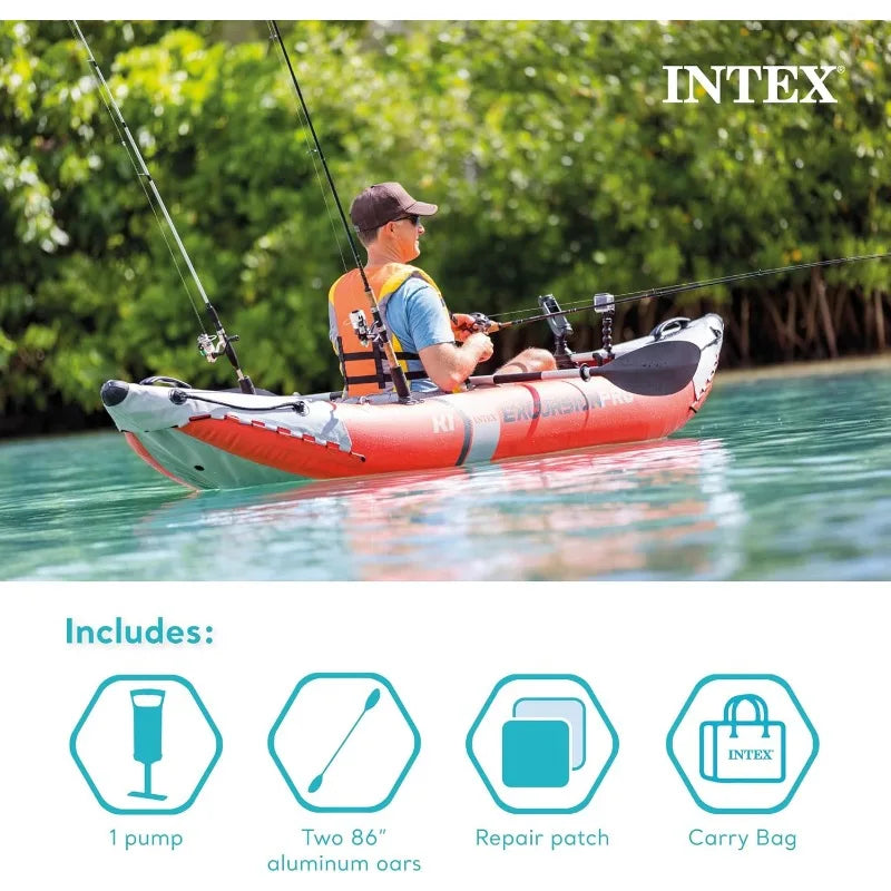 Durable Inflatable Kayak Set – Lightweight & Super Tough Design