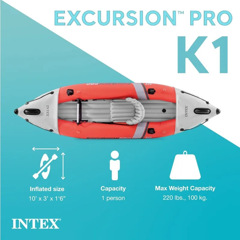 Durable Inflatable Kayak Set – Lightweight & Super Tough Design