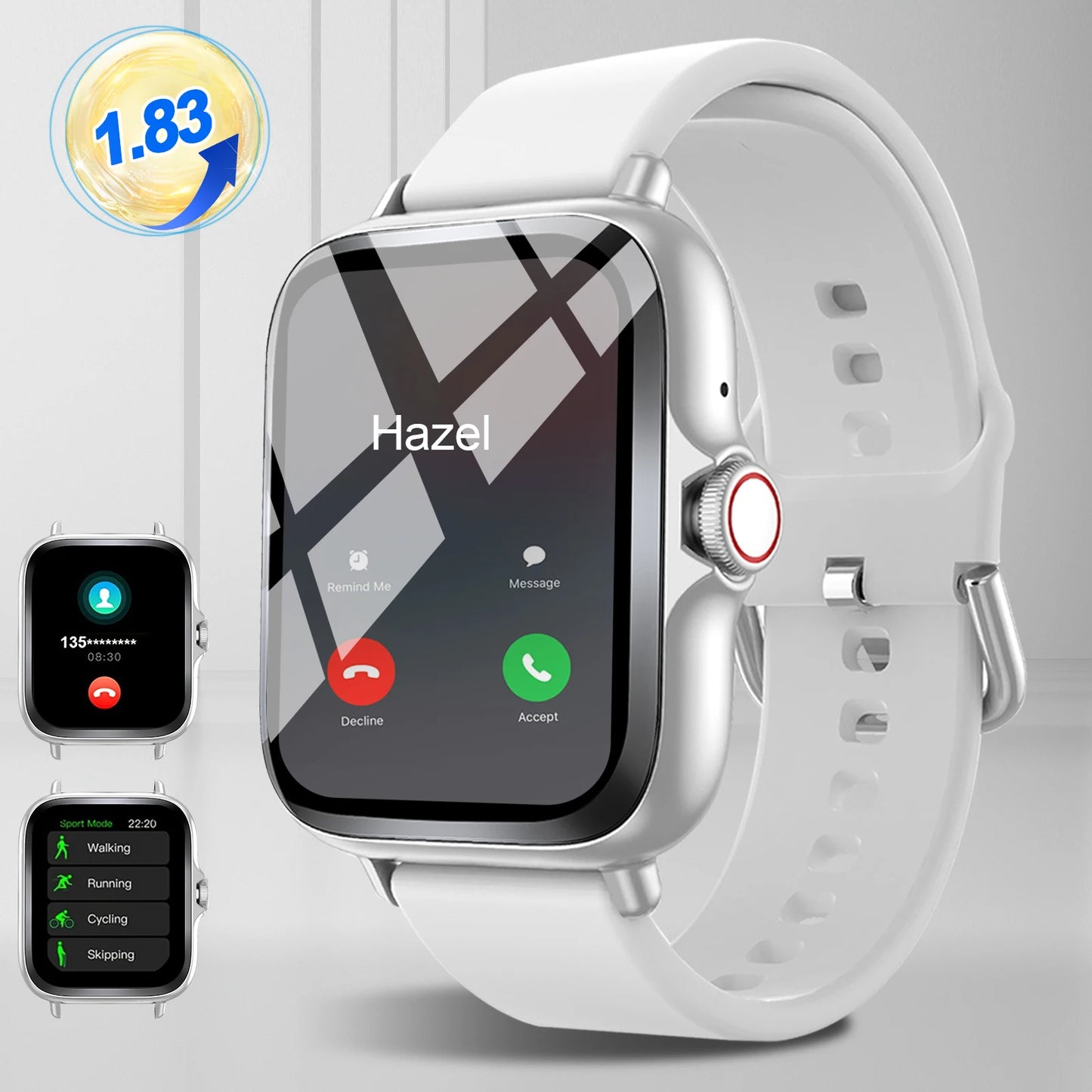 Smart Watch with Multi-Sport Modes – Fitness Tracker for Men & Women
