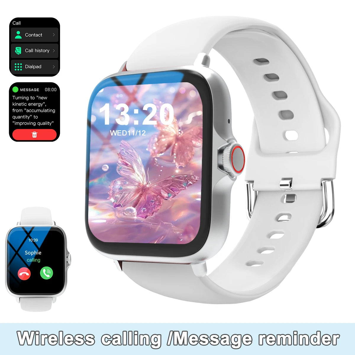 Smart Watch with Multi-Sport Modes – Fitness Tracker for Men & Women