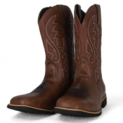 Men’s Denim Cowboy Boots – Western Style & Rugged Comfort