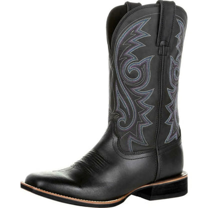 Men’s Denim Cowboy Boots – Western Style & Rugged Comfort