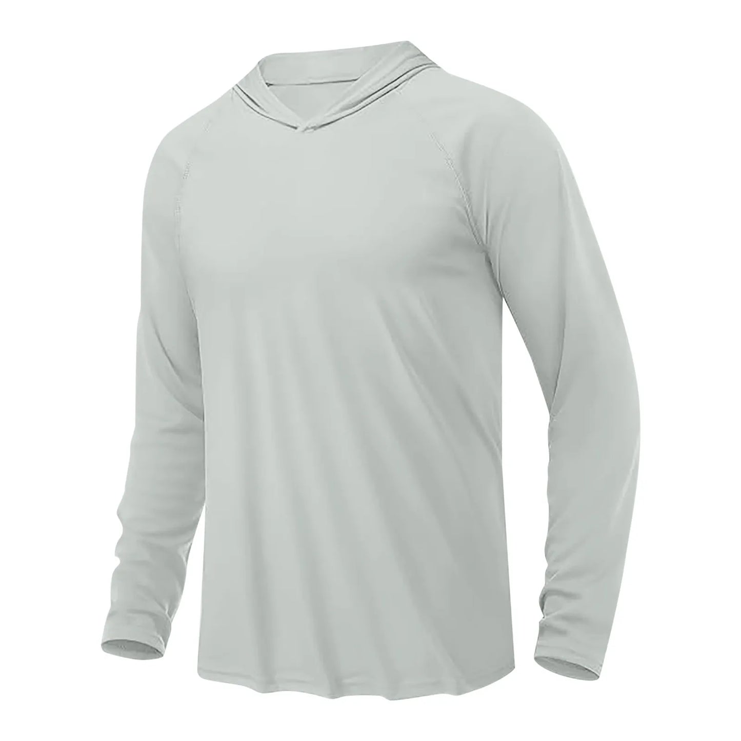 Men’s UPF 50+ Outdoor Hooded Shirt – Lightweight Long Sleeve Sun Protection