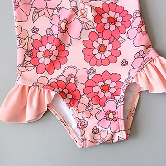 Baby Girl Swimsuit Set – Cute One-Piece Swimwear (0–4 Years)