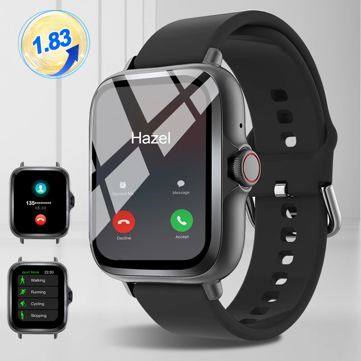 Smart Watch with Multi-Sport Modes – Fitness Tracker for Men & Women