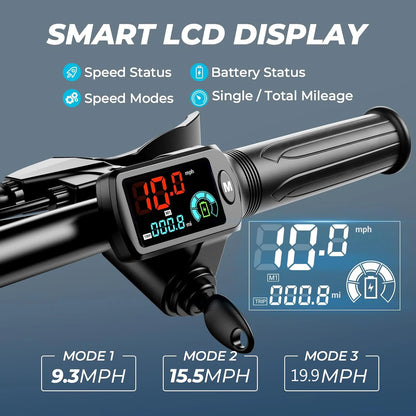 850W Electric Scooter | 25-Mile Range, 20 MPH, 14" Tires – Ride Smart