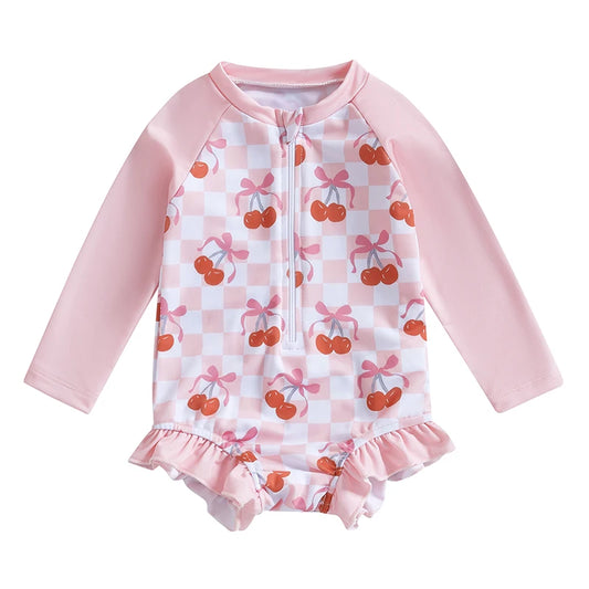 Cute Toddler Girls Swimsuit – Adorable One-Piece Bathing Suit