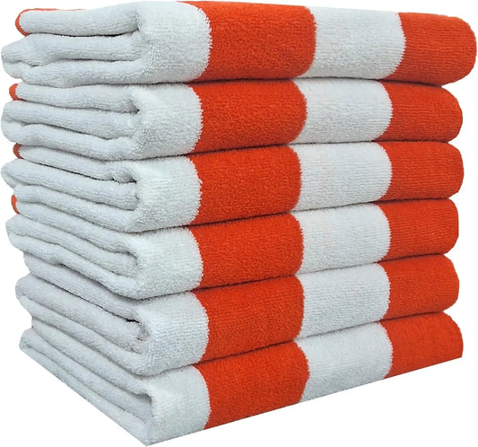 100% Cotton Luxury Bath & Beach Towel Set – Soft & Absorbent